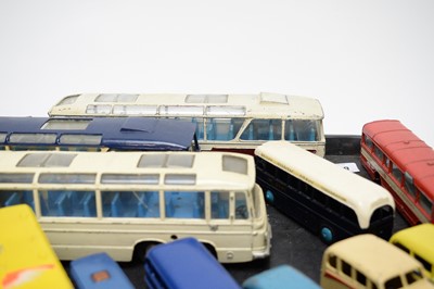 Lot 887 - Dinky diecast buses.
