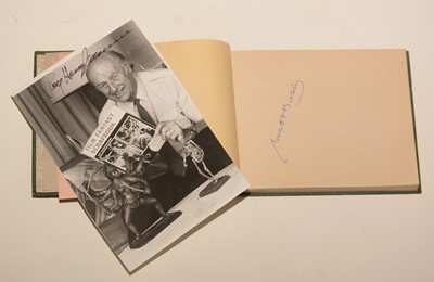 Lot 1065 - A signed photograph; and an autograph album.