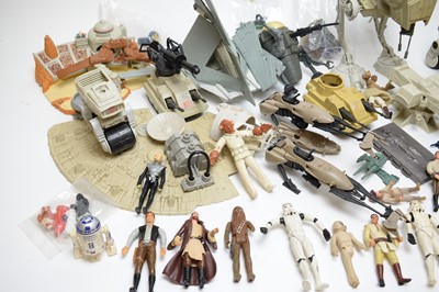 Lot 968 - Star Wars vehicles, figures and parts