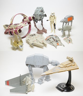 Lot 992 - Star Wars vehicles by Hasbro and others