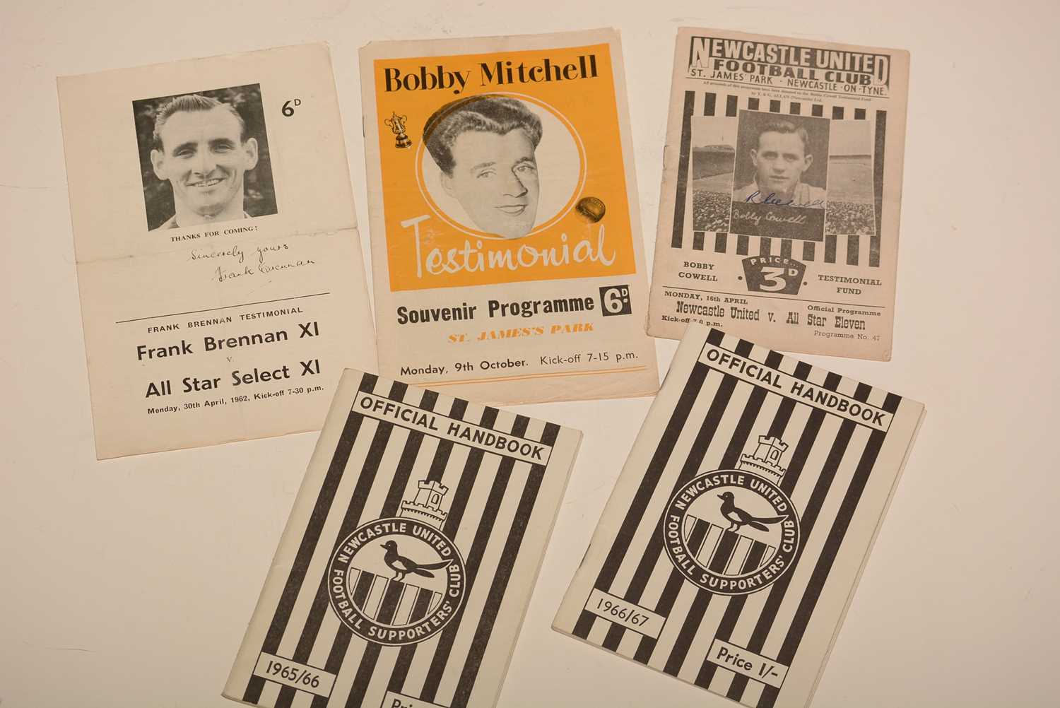 Lot 1236 - Newcastle United football programmes