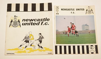 Lot 1072 - Newcastle football memorabilia.
