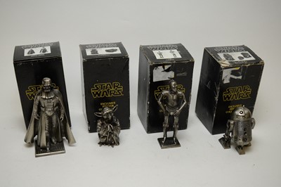 Lot 1006 - Star Wars pewter Characters