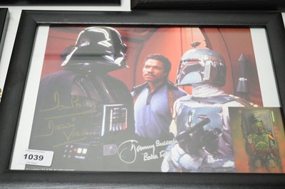 Lot 1039 - Star Wars signed photographs