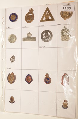 Lot 1183 - A collection of  8 WWI War Service badges.