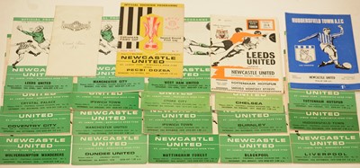 Lot 1088 - Newcastle United football programmes.