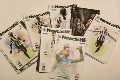 Lot 1093 - Newcastle United football programmes.