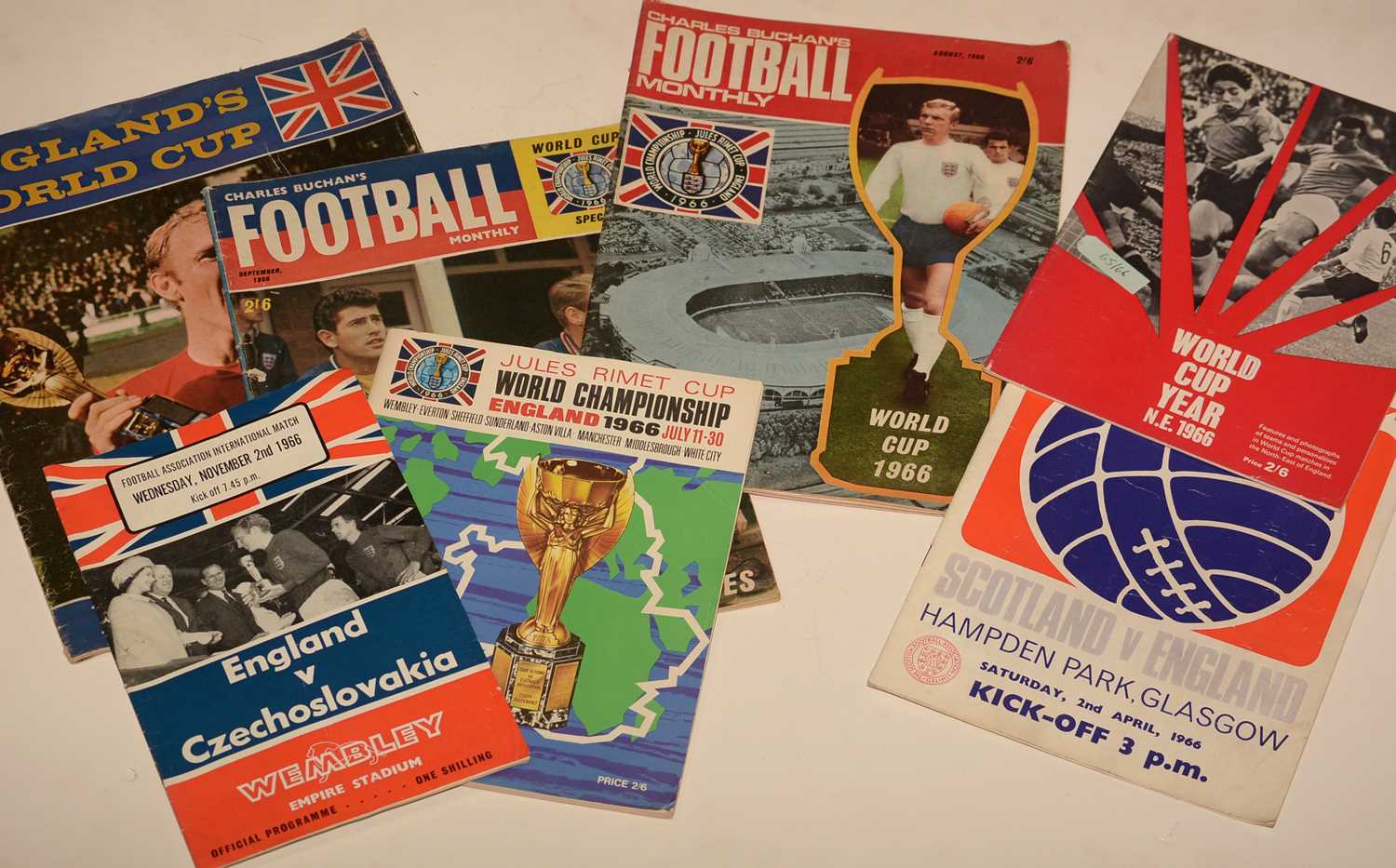 Lot 1235 - Football programmes, International and Cup