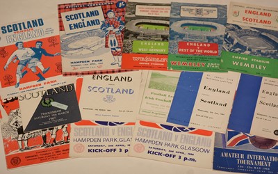 Lot 1100 - International football programmes.