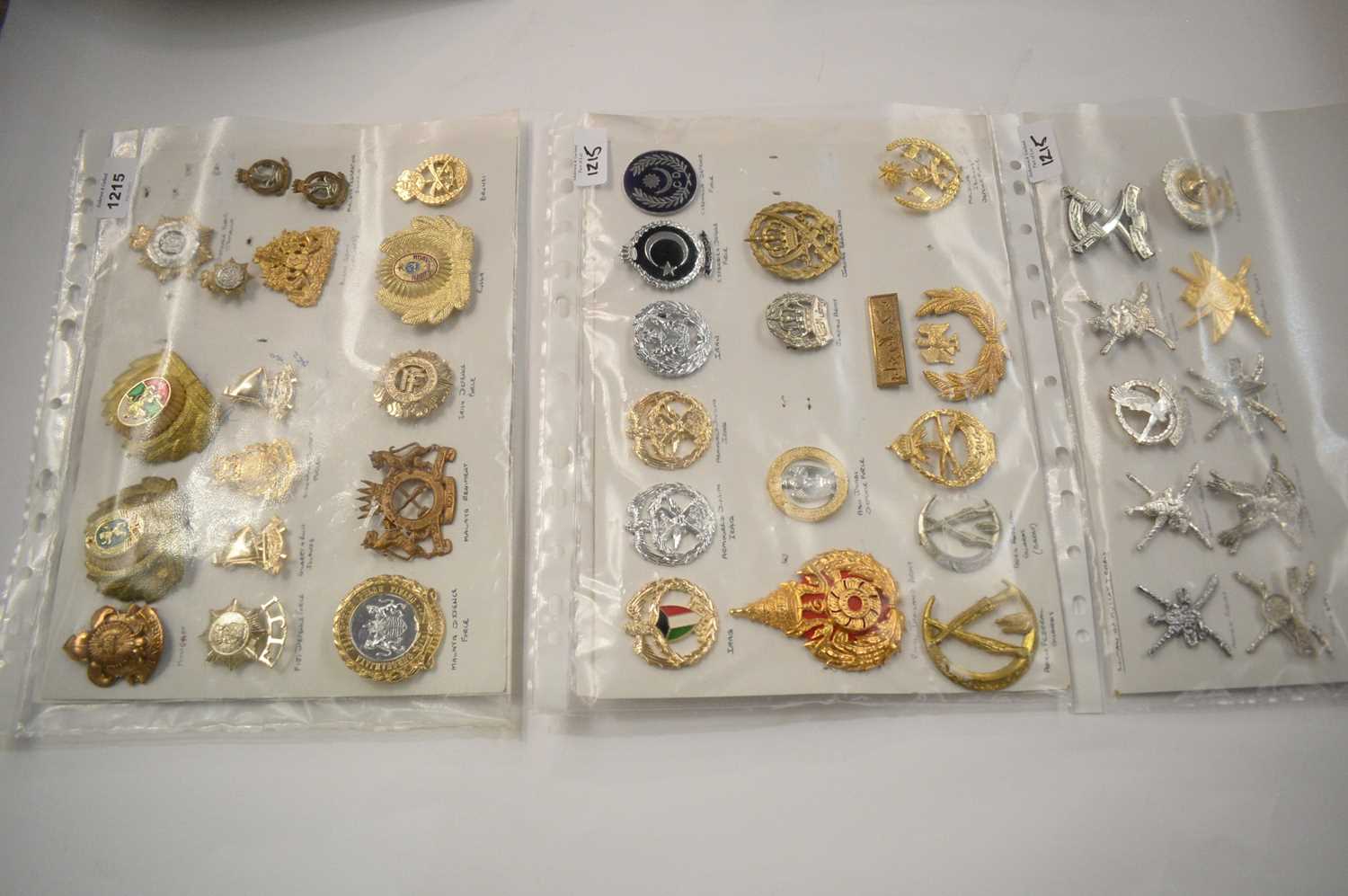 Lot 1215 - A collection of 42 mixed Military cap badges.