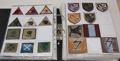 Lot 1242 - A collection of approximately 250 Military Brigade formation badges.