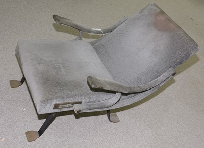 Lot 832 - An Italian style reclining armchair