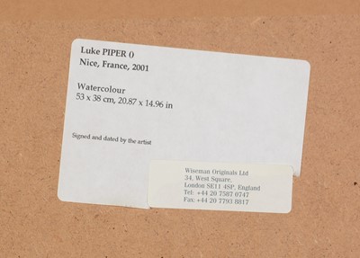 Lot 941 - Luke Piper - watercolour