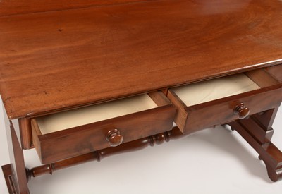 Lot 854 - Victorian mahogany side table