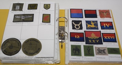Lot 1248 - A collection of approximately 300 Military cloth badges.