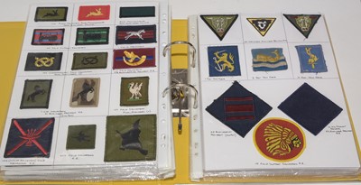 Lot 1248 - A collection of approximately 300 Military cloth badges.