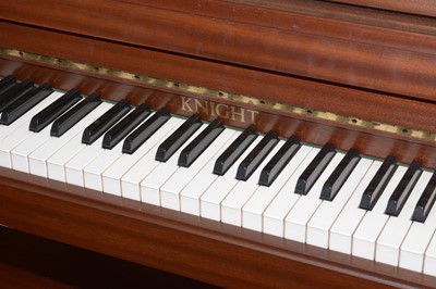 Lot 118 - A Knight mahogany framed contemporary piano.