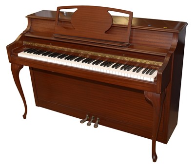 Lot 746 - A Knight mahogany framed contemporary piano.