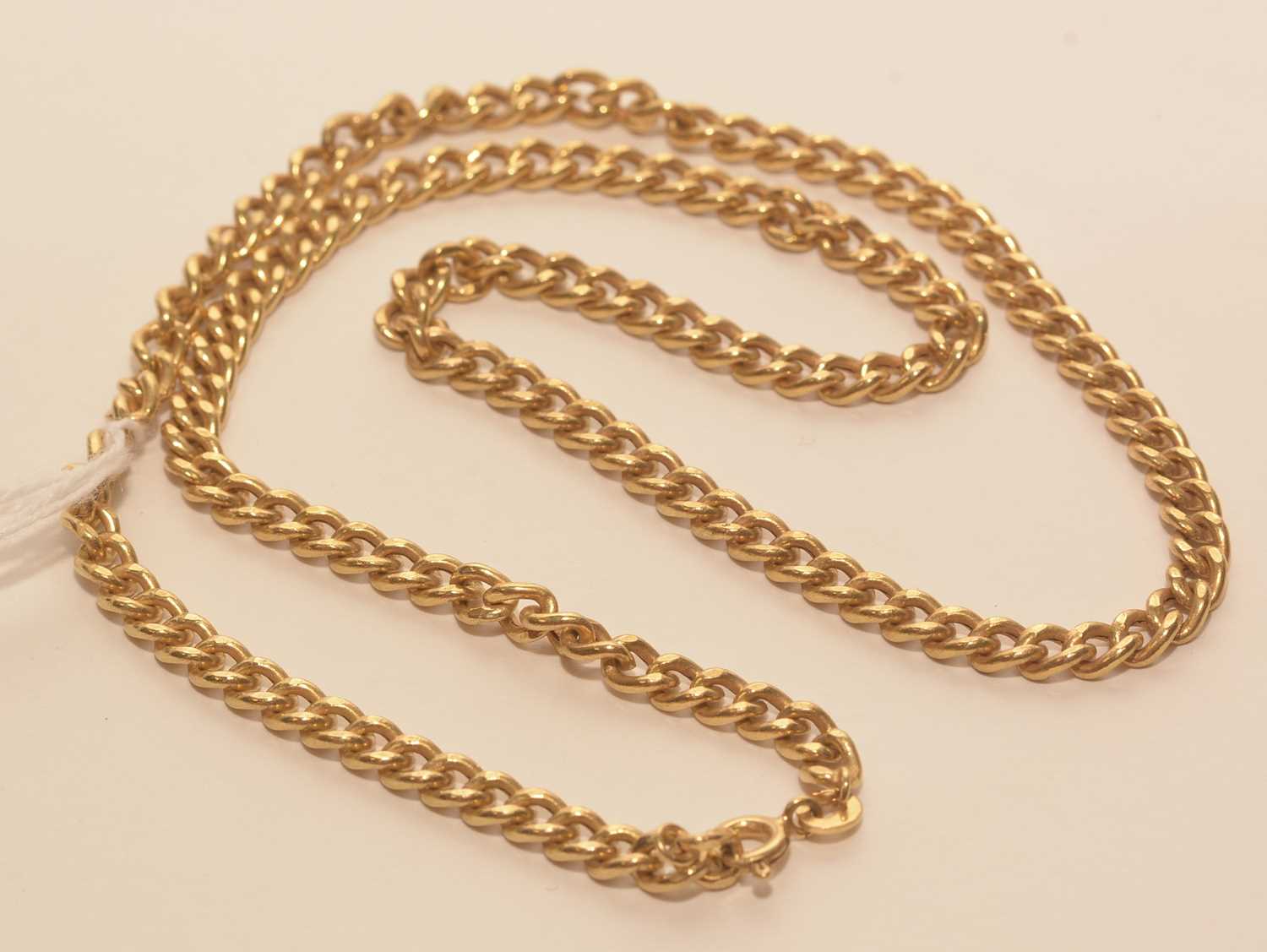 Lot 205 - 9ct yellow gold chain necklace