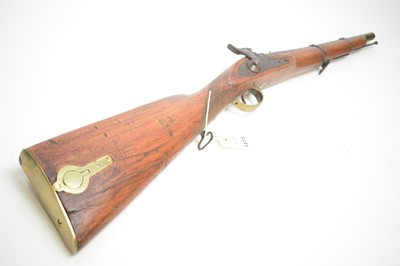Lot 1273 - A 19th Century and later carbine-style musket.