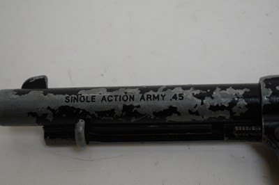 Lot 1285 - A replica single-action Colt Army .45 blank firing pistol.