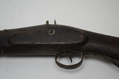 Lot 1288 - A 19th Century percussion musket.