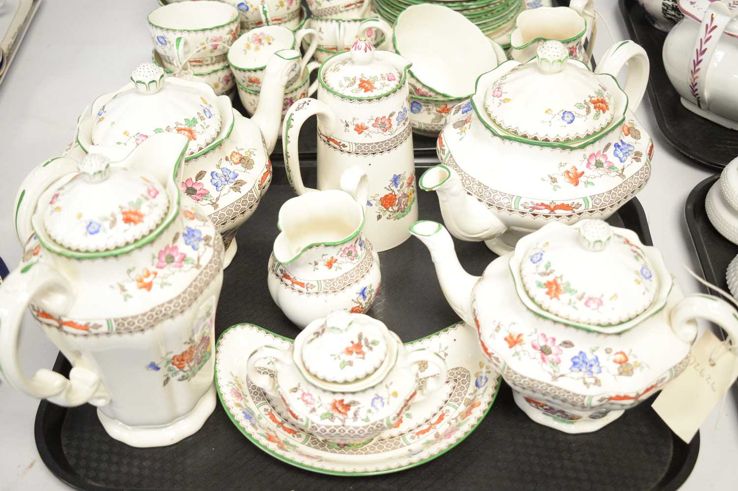 Lot 349 Quantity of Copeland Spode 'Chinese Rose'
