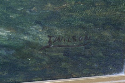Lot 337 - J* Wilson - oil on canvas