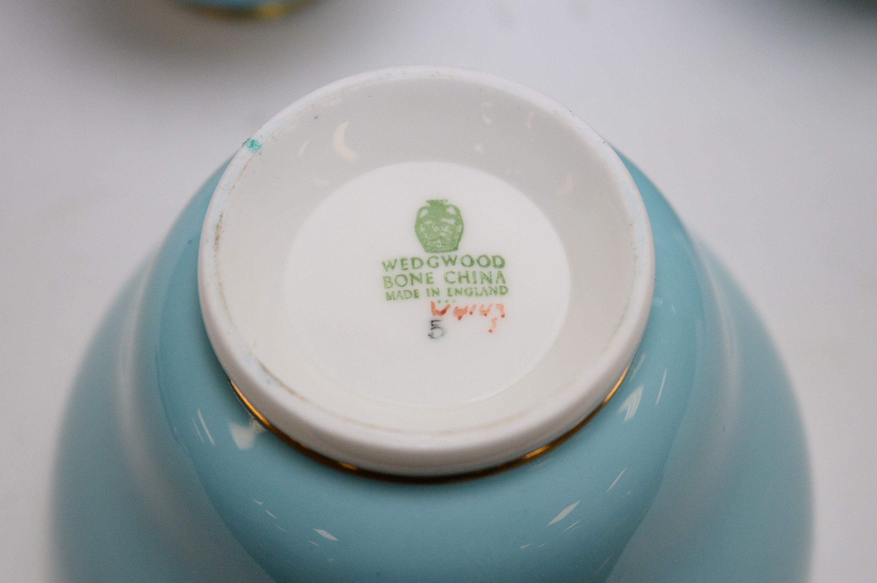 Lot 410 Two tea services.