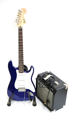 Lot 799 - Fender Squier Affinity Strat, 15W Frontman amp