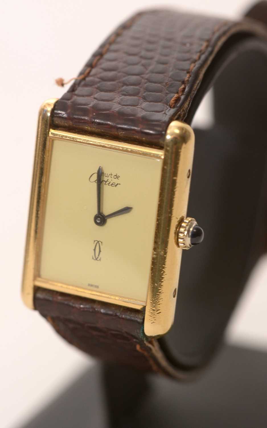 Lot 215 - Must de Cartier lady's wristwatch.