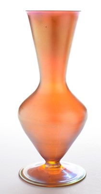 Lot 596 - Two WMF Myra glass vases