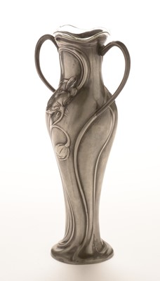 Lot 816 - WMF Art Nouveau vase and liner