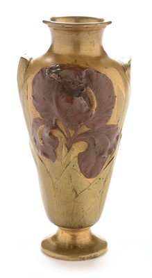 Lot 798 - Susse Freres gilt and lacquered bronze vase