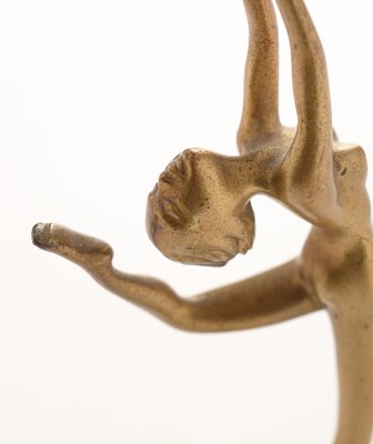 Lot 799 - Lorenzl gilt bronze dancer