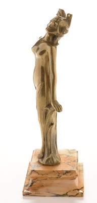 Lot 800 - Art Nouveau bronze nude