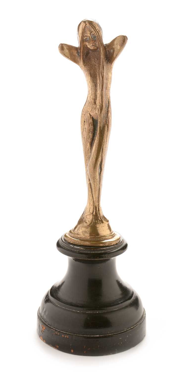 Lot 803 - Small Art Nouveau nude bronze figure