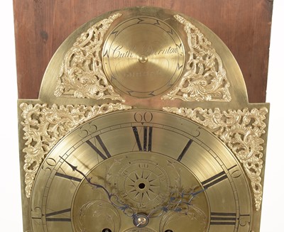 Lot 757 - Cuthbert Darnton, Durham - 18th Century eight day longcase clock