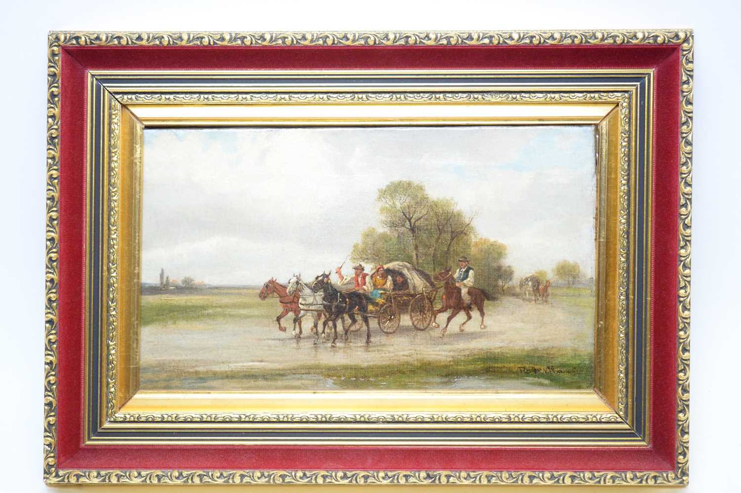 Lot 338 - British School late 19th Century - Oil on canvas