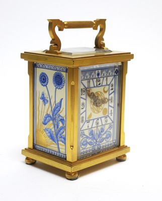 Lot 768 - Late 19th C aesthetic carriage clock