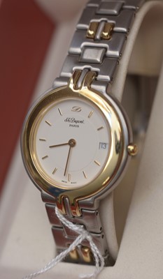 Lot 227 - Lady's wristwatch and light by S.J. Dupont, Paris.