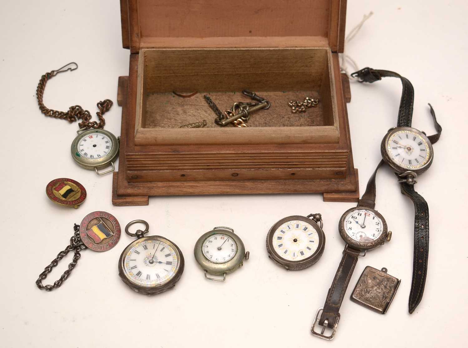 Lot 253 - Selection of pocket and wristwatches; and other items.
