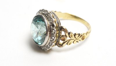 Lot 18 - A 19th Century zircon and diamond cluster ring