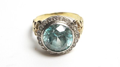 Lot 18 - A 19th Century zircon and diamond cluster ring
