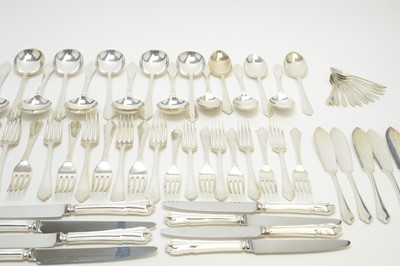 Lot 186 - A suite of Elizabeth II silver cutlery.