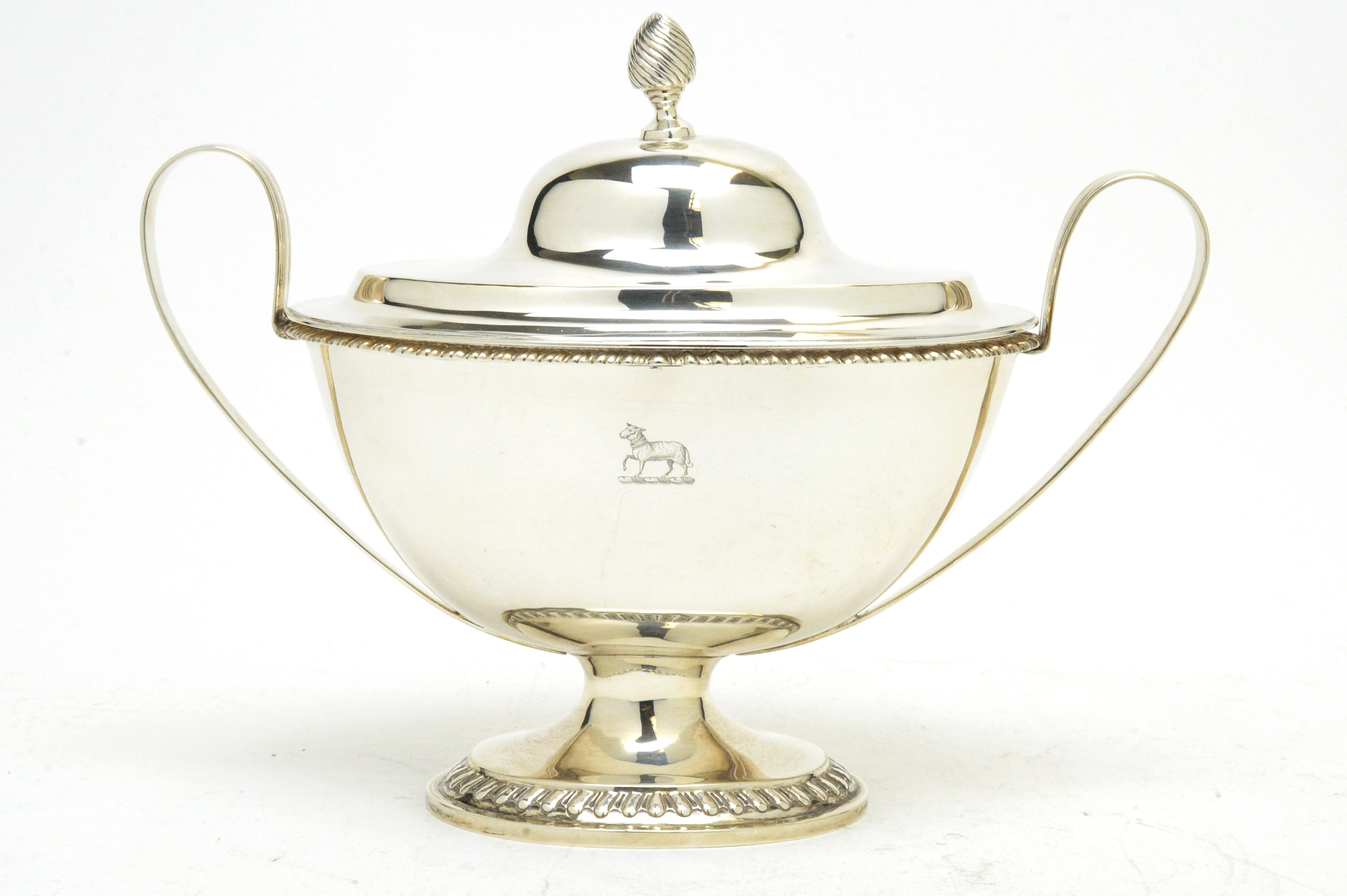 Lot 141 A late Victorian silver twohandled tureen.