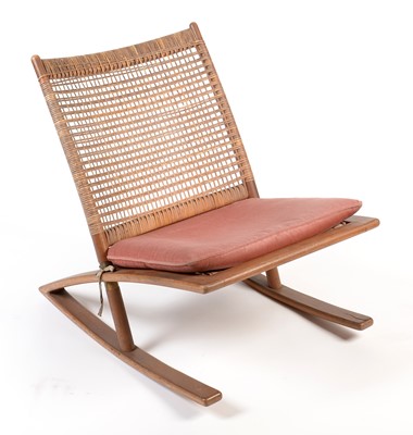 Lot 816 - Fredrik. A. Kayser for Vatne: teak rocking chair