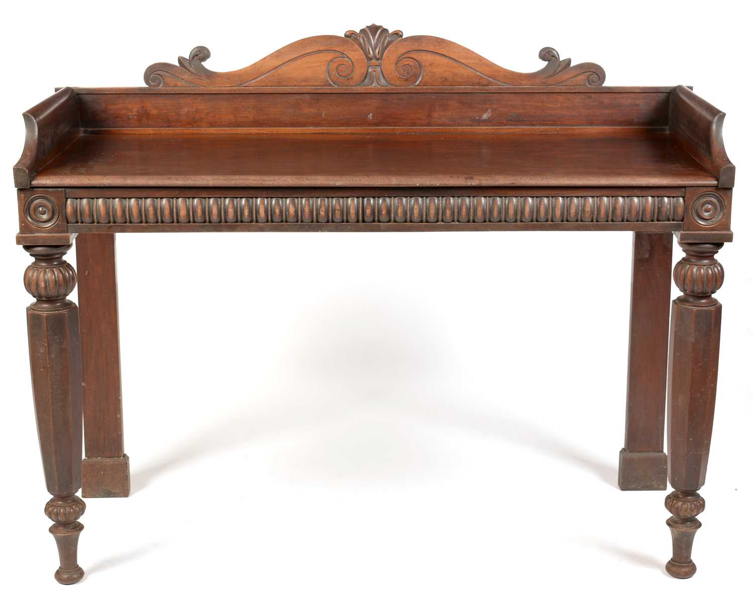 Lot 857 - Victorian mahogany serving table