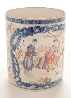 Lot 439 - Chinese famille rose mug