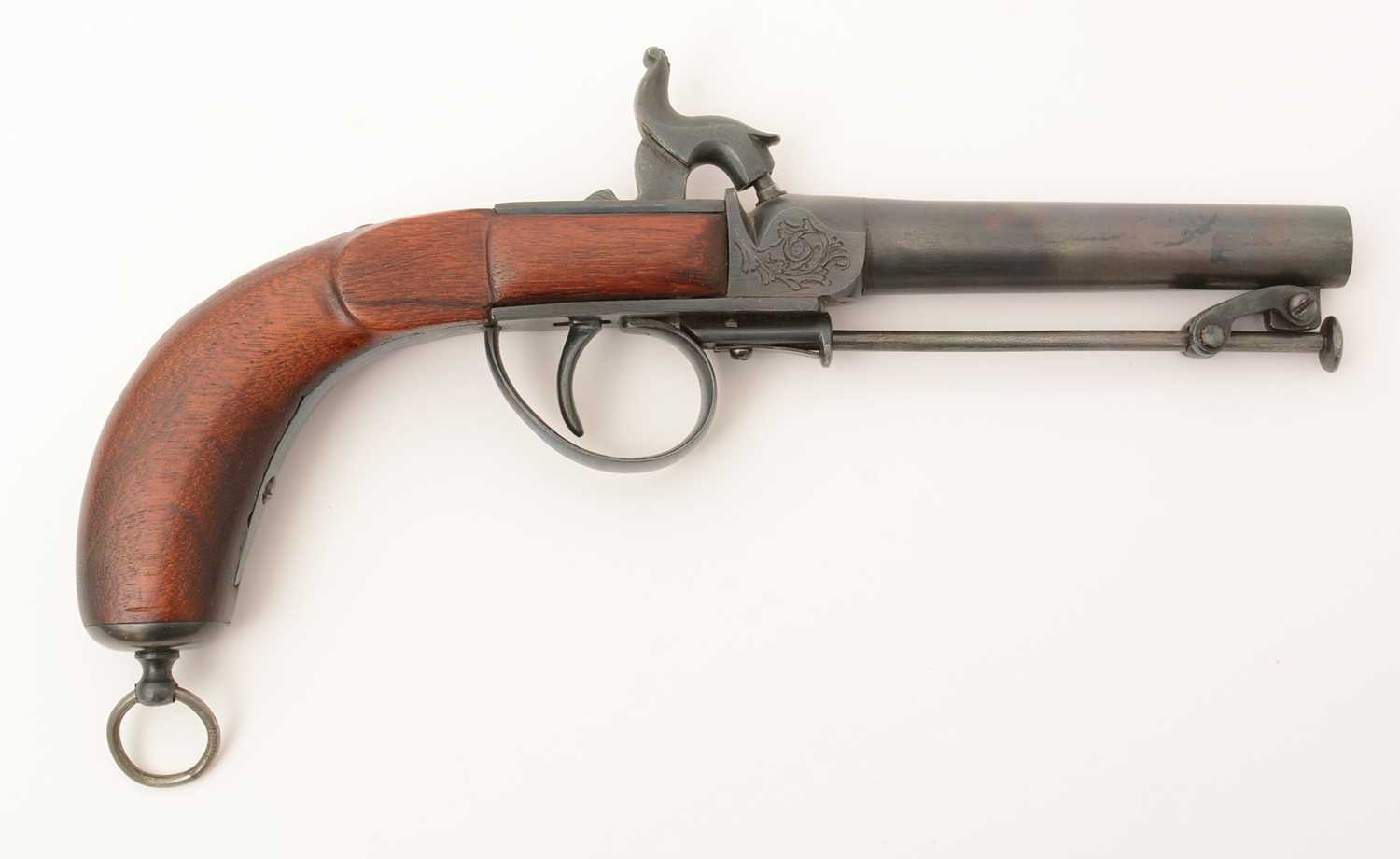 Lot 1007 - 20th Century replica percussion pistol